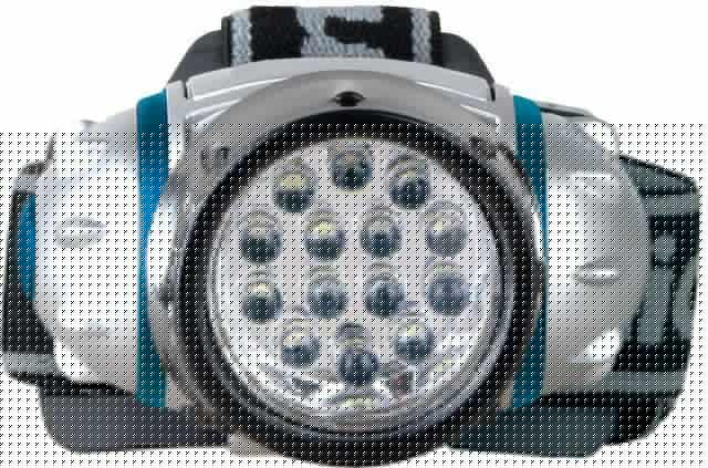 Фонарь налобный LED 5312-14F4 14LED 4 режима 3хR03 (в компл.) металлик Camelion 7536
