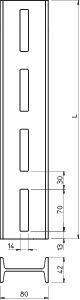 Профиль I-образный 80х42 L1500 IS 8 150 FT гор. оцинк. OBO 6337163