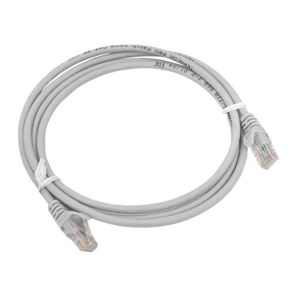 Патч-корд кат.5E UTP неэкранир. PVC сер. 1.5м TERACOM PRO EKF TRP-5EUTP-PVC-1.5M-GY