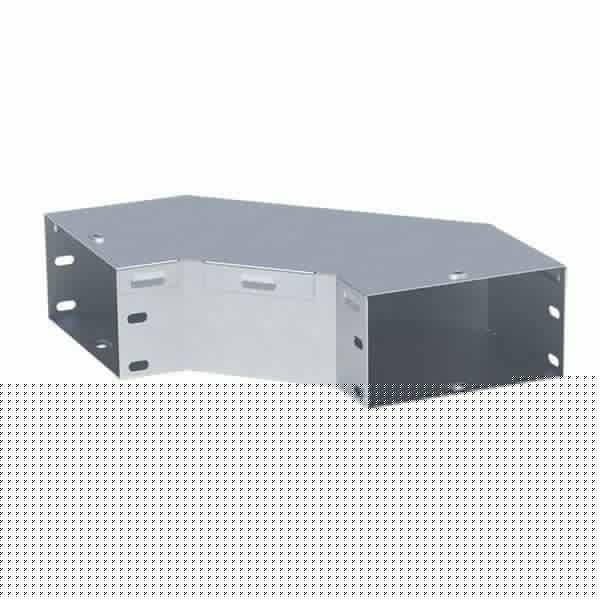 Угол для лотка горизонтальный 90град. 400х80 1мм EKF g9080400-1