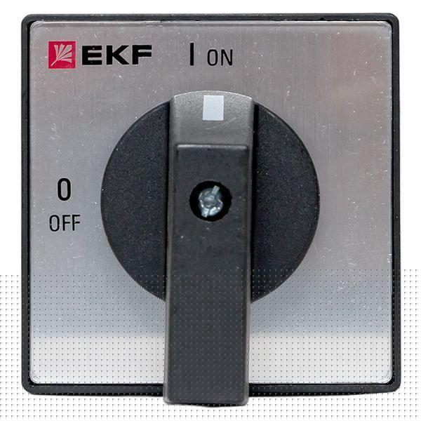 Переключатель кулачковый ПК-2-13 3П 63А "ВКЛ-ВЫКЛ" EKF pk-2-13-63