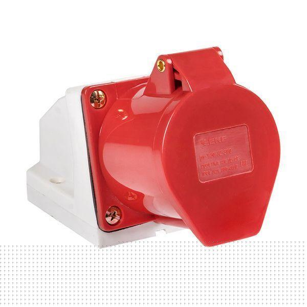 Розетка наружн. уст. 32А 380В 3P+РЕ IP44 (124) EKF ps-124-32-380