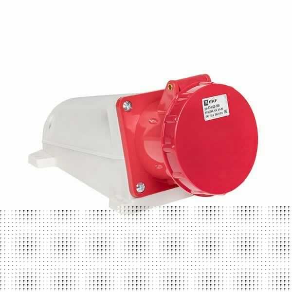 Розетка наружн. уст. 63А 380В 3P+РЕ IP67 (134) EKF ps-134-63-380