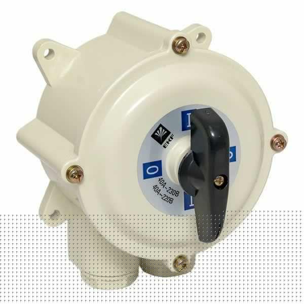 Выключатель пакетный 1-кл. 40А IP56 ПВ3-40 М1 пл. беж. EKF pv-3-40-4