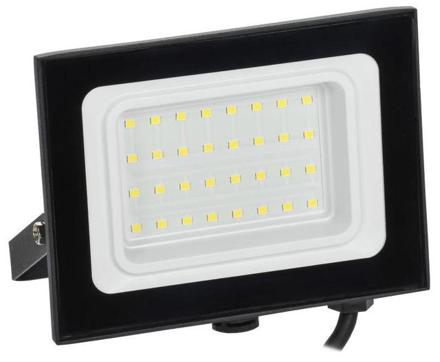 Прожектор светодиодный СДО 06-30 4000К IP65 черн. IEK LPDO601-30-40-K02