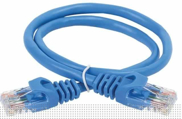 Патч-корд кат.5E UTP LSZH 1м син. ITK PC03-C5EUL-1M