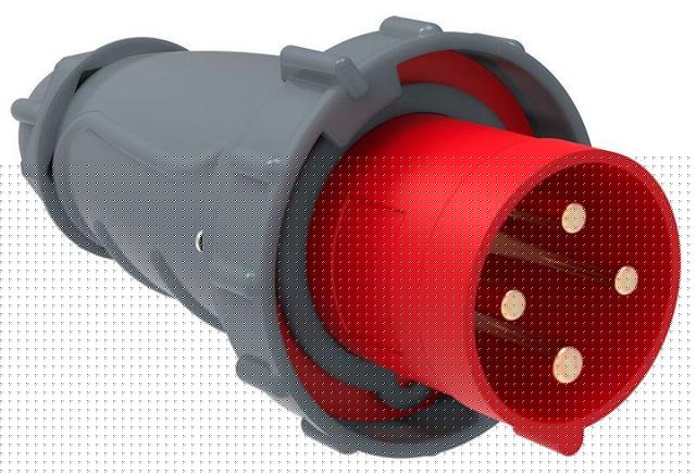 Вилка эл. каб. 63А 3P+PE 6ч/380-415В IP67 MAGNUM ССИ-034 IEK PSN02-063-4