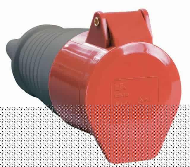 Розетка кабельная 32А 380В 3P+PE+N ССИ-225 IP44 IEK PSR22-032-5