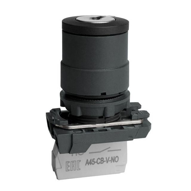 Переключатель OptiSignal D22 C5-SK-21 с ключем 2 поз пластик 1НО XB5AG21 КЭАЗ 332184