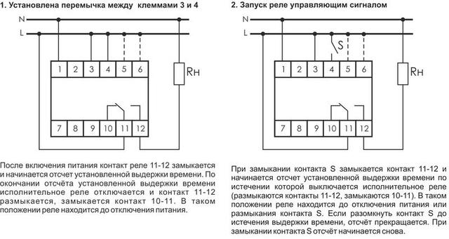 Реле времени RV-02 16А 1..120с 230В 1 перекл. IP20 задержка выключ. монтаж на DIN-рейке F&F EA02.001.008