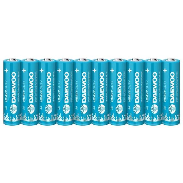 Элемент питания солевой AA/R6 1.5В Heavy Duty Shrink-10 (уп.10шт) DAEWOO 5042131