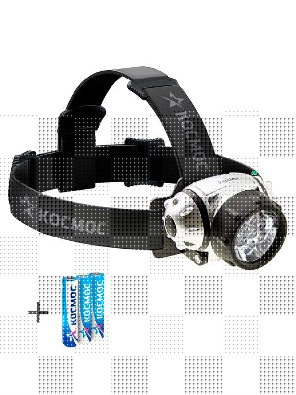 Фонарь налобный H7LED 7LED 3хAAA/R03 КОСМОС KOC-H7-LED
