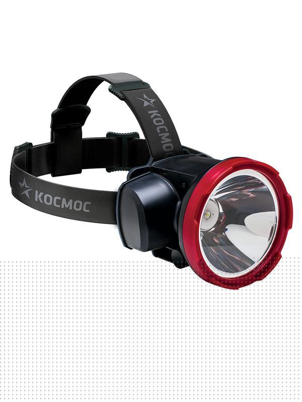 Фонарь аккумуляторный налобный H5W LED 5Вт 2 режима аккум. 2А.ч ЗУ USB КОСМОС KOCAccuH5WLED