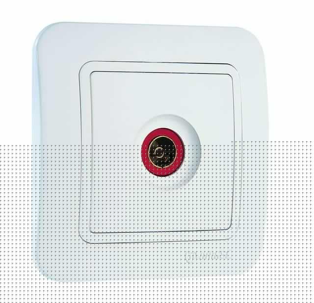 Розетка телевизионная TV 1-м СП Lillium 16А IP20 бел./бел. Makel 70007
