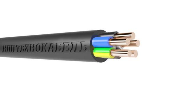 Кабель ВВГнг(А)-LSLTx 5х4 (N PE) 0.66кВ (м) Технокабель 00-00148416